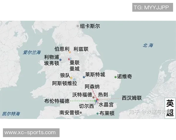 英超球队地理分布及各城市代表性 英超球队地理分布及各城市代表性
